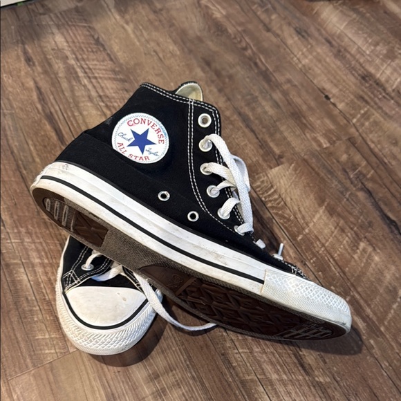 Converse Black High-Top Sneakers - Picture 1 of 3
